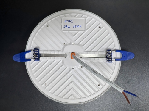 9/24/36W zapuštěné bezrámové DOB panelové světlo, železo+pp