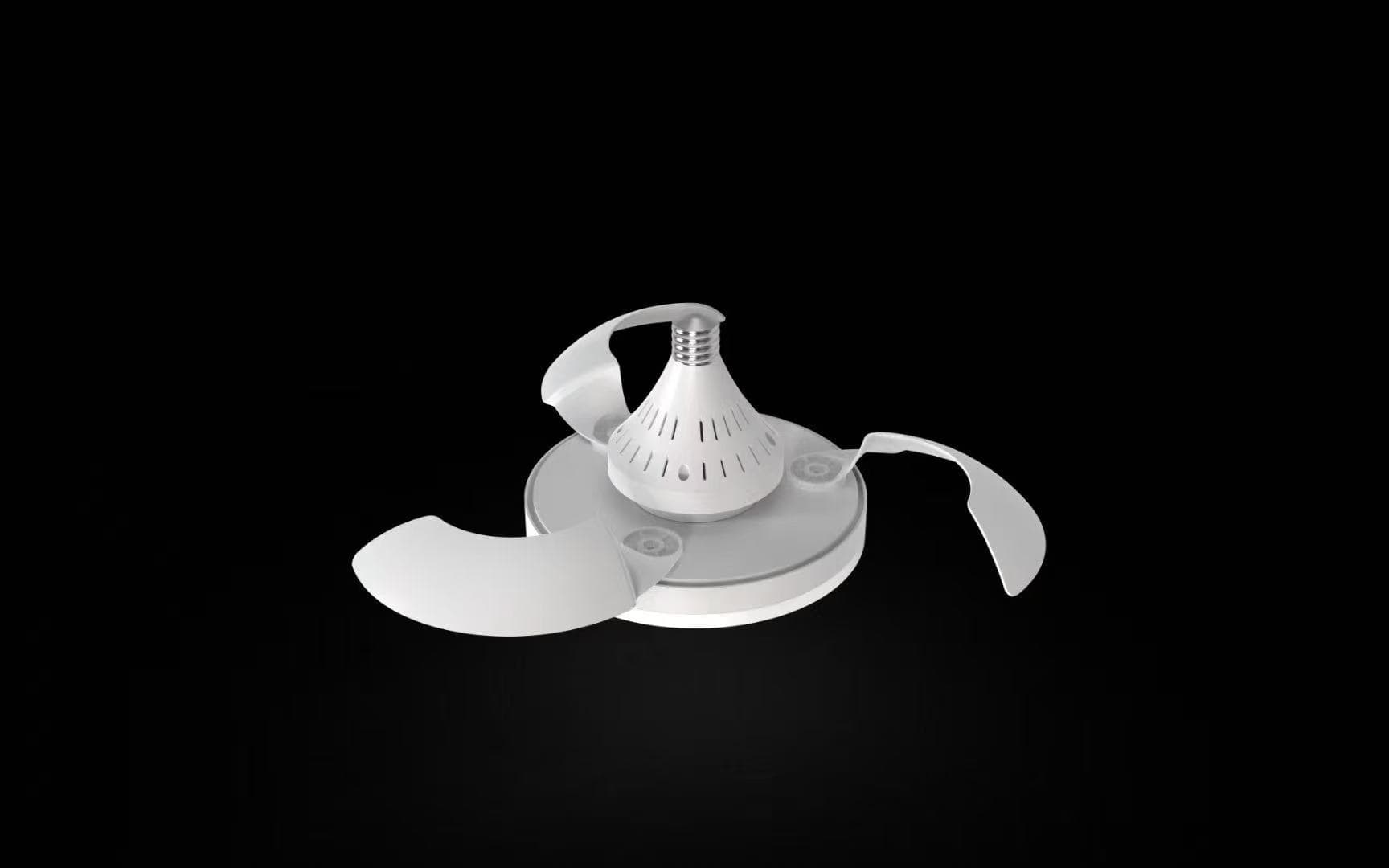 Světlo ventilátoru UFO, stmívatelný stropní ventilátor světla, 3 barvy 3000 K-6500K